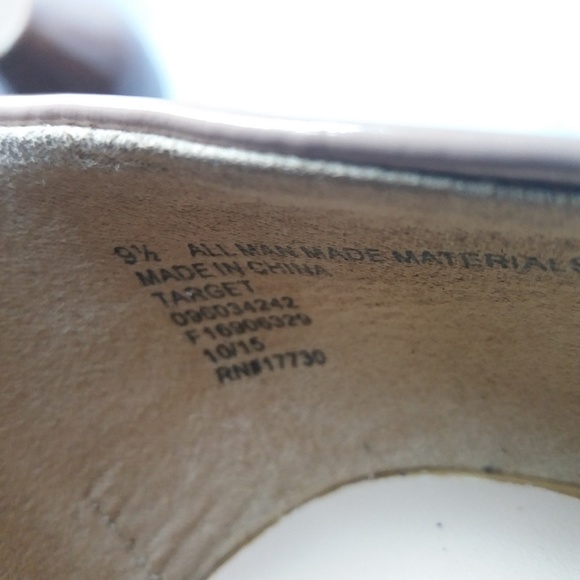 MERONA D'Orsay Womens Tan Heels Size 9.5 - Picture 7 of 8